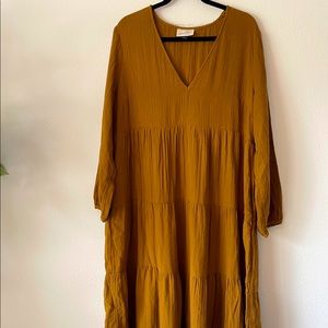 Cotton tiered summer dress